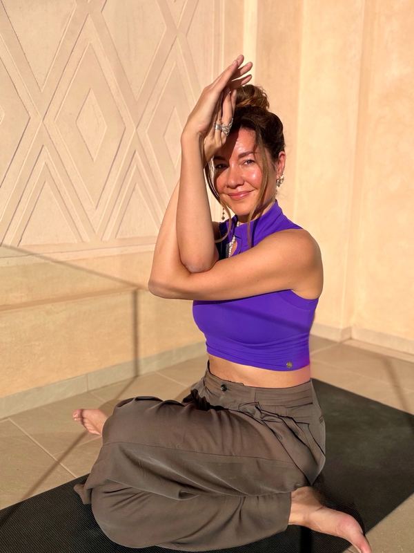 Marieke yoga practice